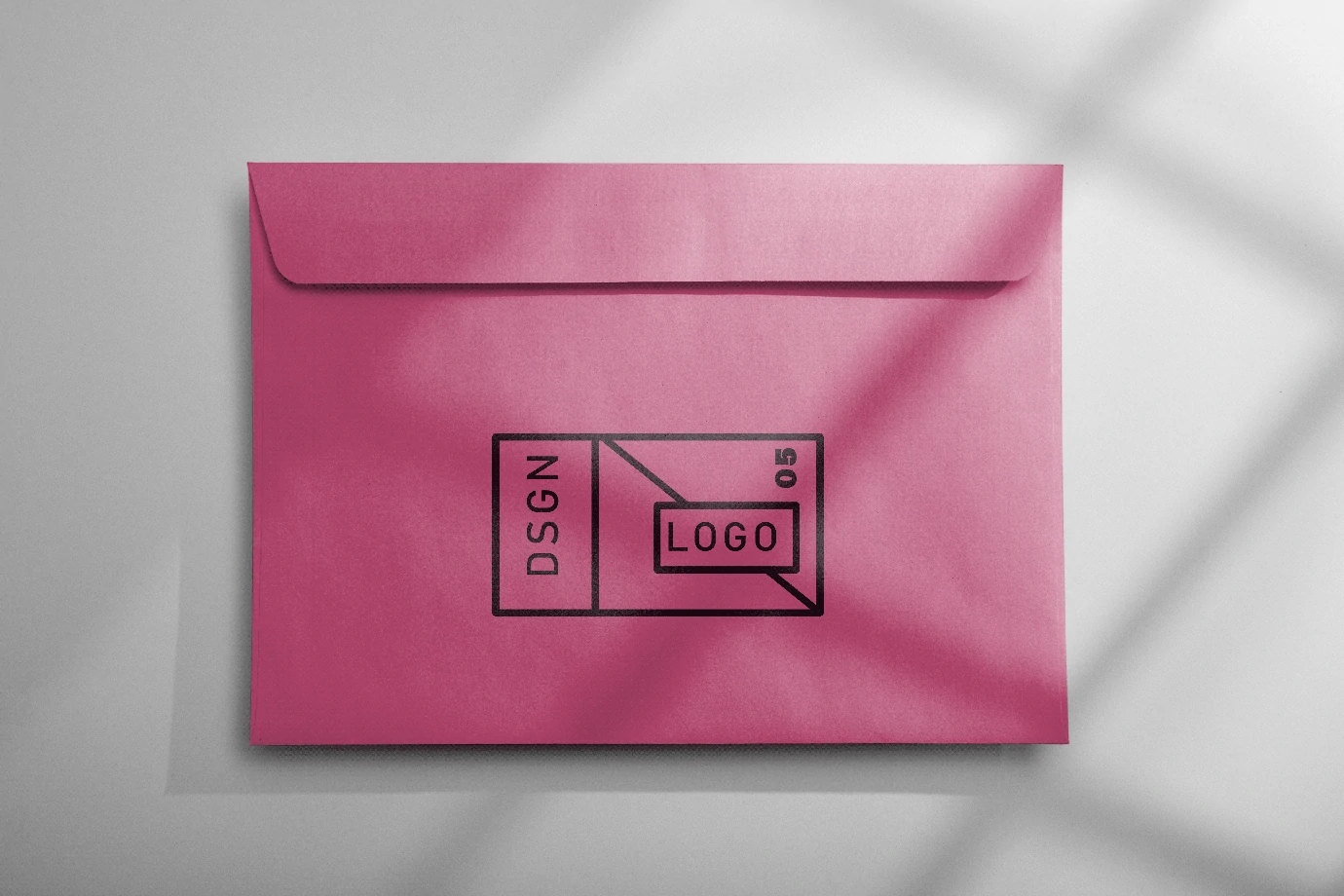 阴影光影叠加特效信封卡片名片邮票VI智能贴图样机PSD设计素材 【006】